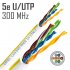 Интернет-кабель (витая пара) UTP CAT5e LAN 540 4х2х0,51 мм Cavel (300 м)