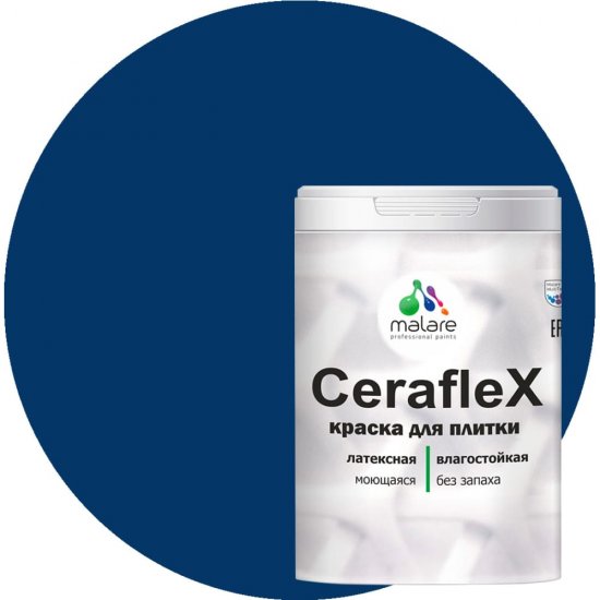 Латексная краска для кафельной и керамической плитки MALARE Ceraflex