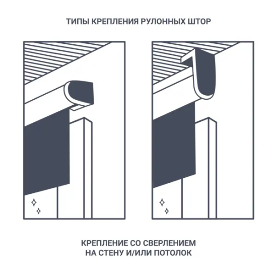 Штора рулонная день-ночь блэкаут Miamoza 140x175 см серая