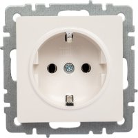 Одноместная розетка IEK Brite рс11-1-0-брб
