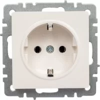Одноместная розетка IEK Brite рс11-1-0-брб