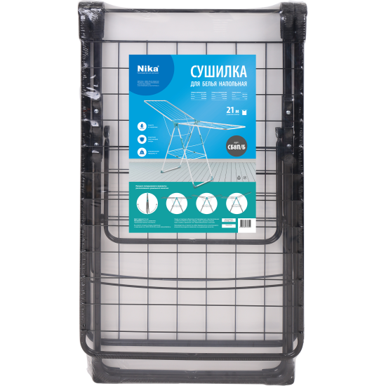 Сушилка для белья напольная Nika СБ8П 21 м, 180x93x51 см