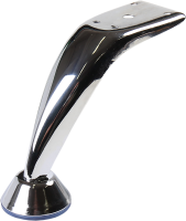 Ножка фигурная высота 120 мм серебро