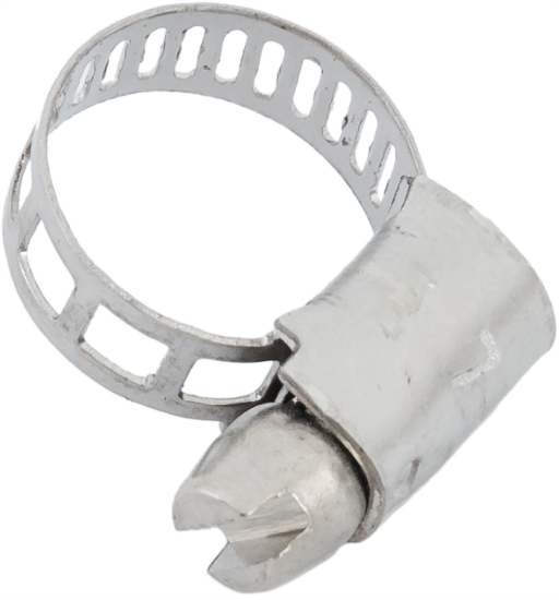 Хомут для шланга 8 мм, нержавейка, 4 шт.