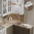 Фасад для кухонного ящика Ньюпорт 79.7x12.5 см Delinia ID МДФ цвет белый
