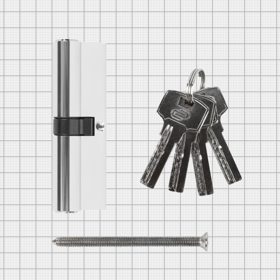 Цилиндр Standers TTAL1-4545CR, 45x45 мм, ключ/ключ, цвет хром