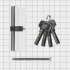 Цилиндр Standers TTAL1-3040CR, 30x40 мм, ключ/ключ, цвет хром