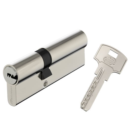 Цилиндр Standers TTAL1-3555CR, 35x55 мм, ключ/ключ, цвет хром