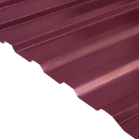 Профнастил С20 0.45 мм 1150x2000 м RAL 3005 вишня