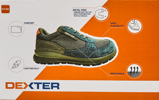 Полуботинки Dexter размер 43 цвет синий/серый