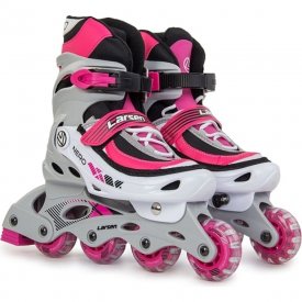Раздвижные ролики Larsen Nero Pink
