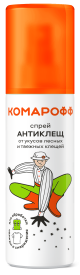 Спрей от клещей Комарофф Антиклещ 125 мл