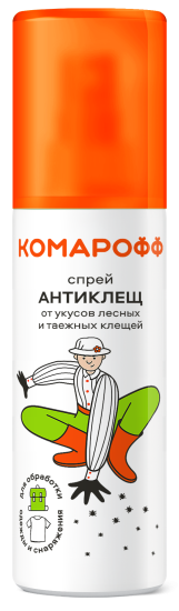 Спрей от клещей Комарофф Антиклещ 125 мл