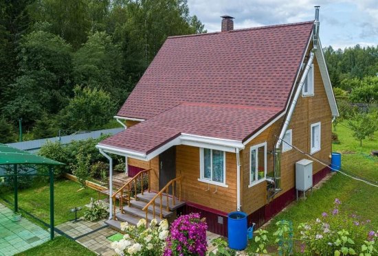 Гибкая черепица Технониколь Фазенда красный 2.6 м²