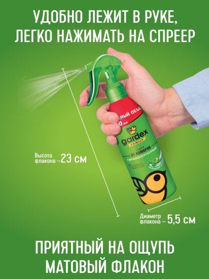 Спрей от комаров Gardex Family 250 мл