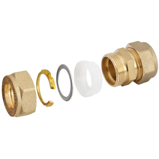 Муфта Stahlmann 15x15 мм латунь SSWL15/150BEF