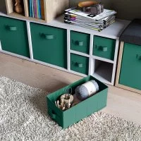Короб Spaceo KUB 31x15x15 см 6.9 л полипропилен цвет зеленый