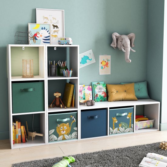 Короб Spaceo KUB 31x31x31 см 29.7 л полипропилен цвет синий