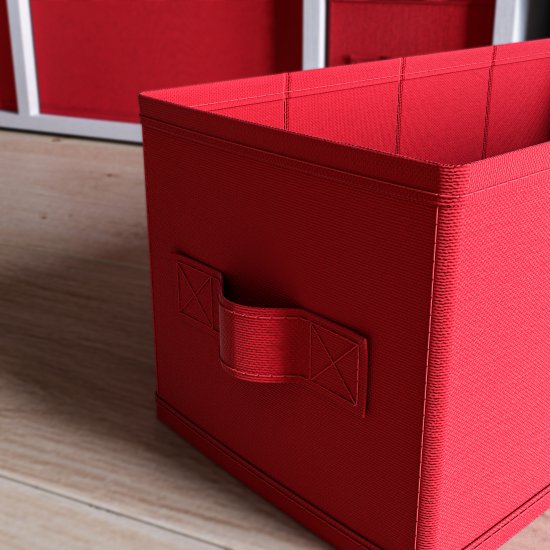 Короб Spaceo KUB 31x15x15 см 6.9 л полипропилен цвет красный