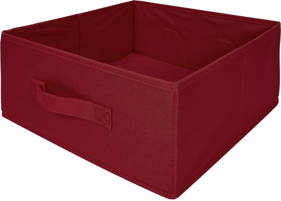 Короб Spaceo KUB 31x31x15 см 14.4 л полипропилен цвет тёмно-красный