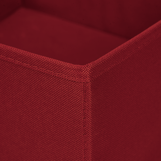 Короб Spaceo KUB 31x31x15 см 14.4 л полипропилен цвет тёмно-красный