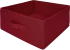 Короб Spaceo KUB 31x31x15 см 14.4 л полипропилен цвет тёмно-красный