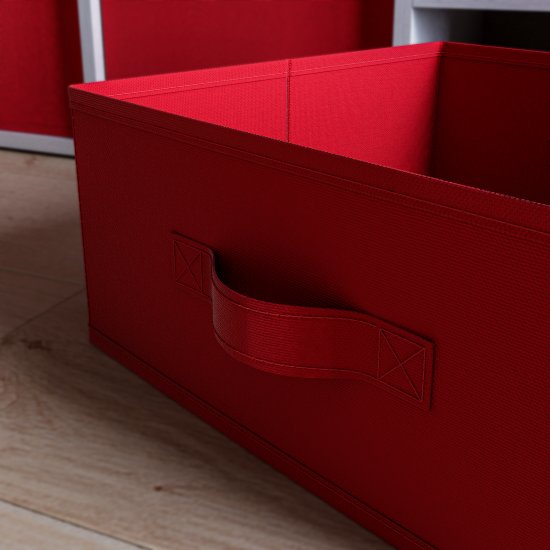 Короб Spaceo KUB 31x31x15 см 14.4 л полипропилен цвет красный