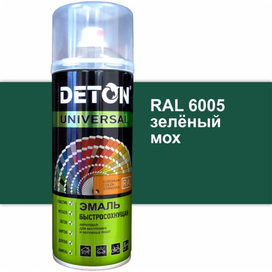 Быстросохнущая акриловая эмаль Deton DTN-A07251