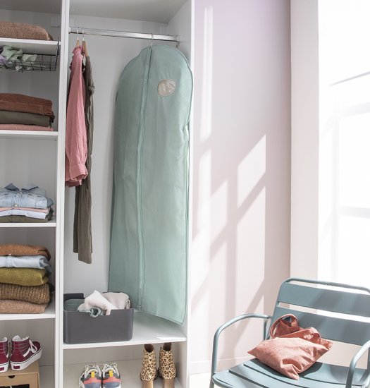 Чехол для одежды Spaceo 60x135 см полипропилен цвет лагуна