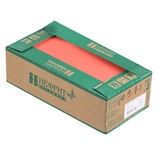 Плитка облицовочная Нефрит Kids красная 400x200x8 мм (15 шт.=1,2 кв.м)