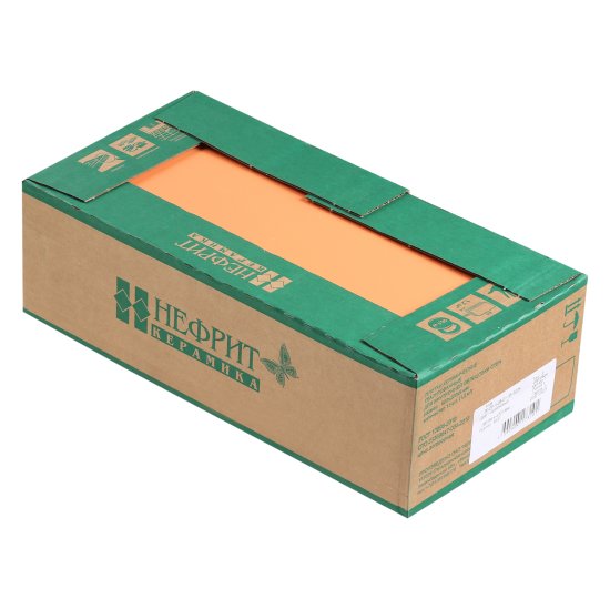 Плитка облицовочная Нефрит Kids оранжевая 400x200x8 мм (15 шт.=1,2 кв.м)