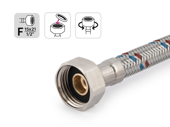 Гибкая подводка для воды Equation 1/2
