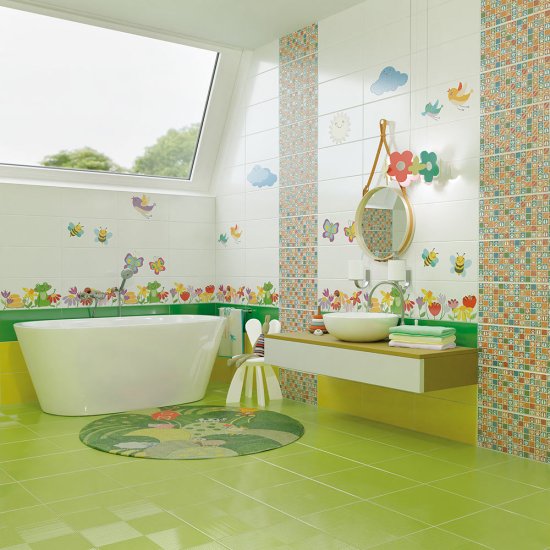 Плитка облицовочная Нефрит Kids серая 400x200x8 мм (15 шт.=1,2 кв.м)