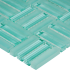 Мозаика стеклянная Artens Nesty 30x30 см цвет бирюзовый