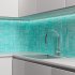 Мозаика стеклянная Artens Nesty 30x30 см цвет бирюзовый