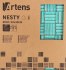 Мозаика стеклянная Artens Nesty 30x30 см цвет бирюзовый