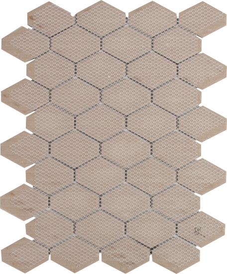 Мозаика фарфоровая Artens Flake 27.9x33.8 см цвет серый