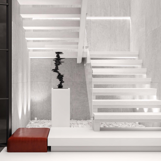 Глазурованный керамогранит Estima МО103 60x120x1 см 1.44 м² неполированный цвет серый