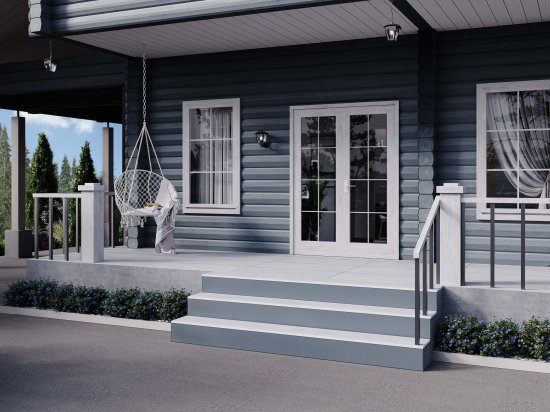 Глазурованный керамогранит Estima МО103 60x120x1 см 1.44 м² неполированный цвет серый