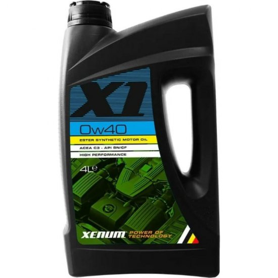 Высокоэффективное синтетическое моторное масло XENUM X1 0W40