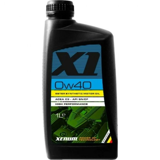 Высокоэффективное синтетическое моторное масло XENUM X1 0W40