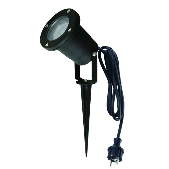 Спот садово-парковый Inspire Ada под лампу GU10 28 Вт IP65 цвет черный