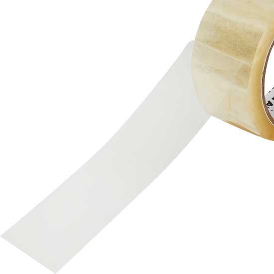 Лента клейкая упаковочная Axton 48 мм x 66 м 45 мкм прозрачная