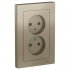 Двухместная розетка Systeme Electric ATLAS DESIGN