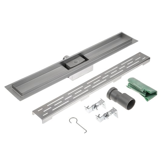 Лоток душевой Ore с комбинированным затвором 600 мм d40 мм решетка из нержавеющей стали (Drain H1)