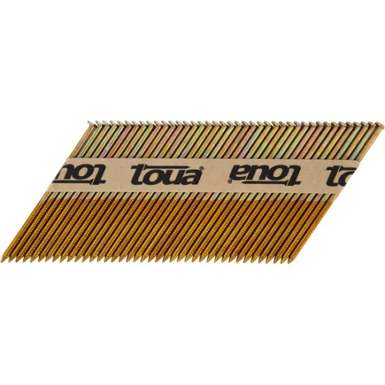 Гвозди ершеные рифленые Toua 3.05x90 мм 2000 шт.