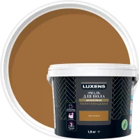 Эмаль для пола Luxens полуглянцевая 1.9 кг цвет орех