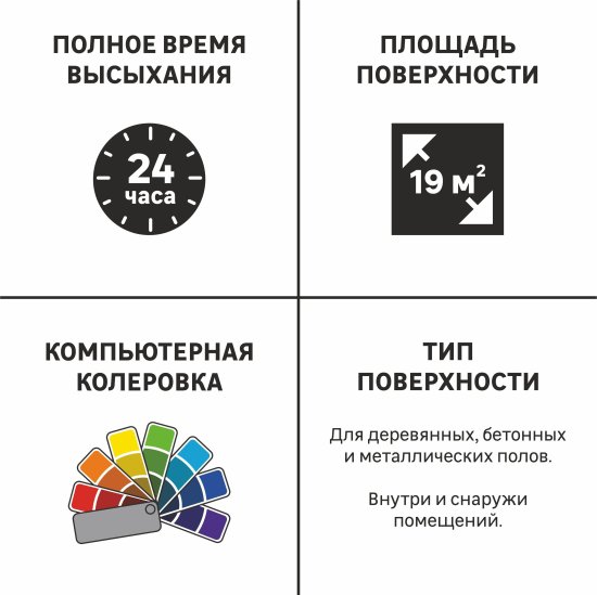 Эмаль для пола Luxens полуглянцевая 1.9 кг цвет белый