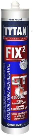 Клей монтажный Tytan Professional Fix² GT белый 290 мл