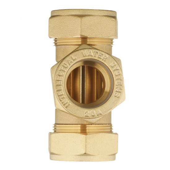 Тройник Stahlmann IWS EasyFix 20 х 20 х 20 мм для гофрированных труб